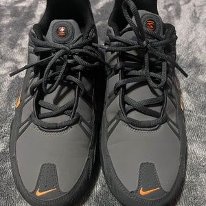 Nike Shox Turbo 3.2 SL - Grey/Orange, Size 9, Suede Material,Excellent condition